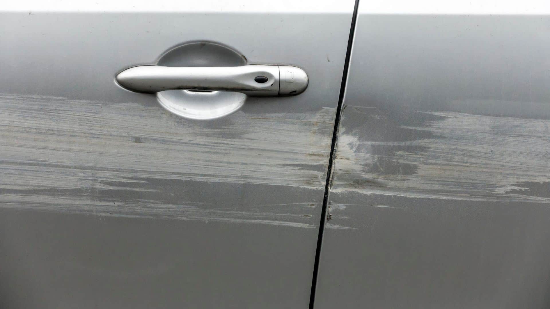 egratignures sur votre voiture