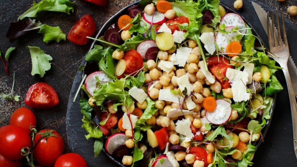 feuilles vertes salade