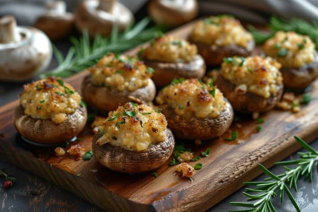 Recette champignons farcis apéro : idéale pour vos soirées !
