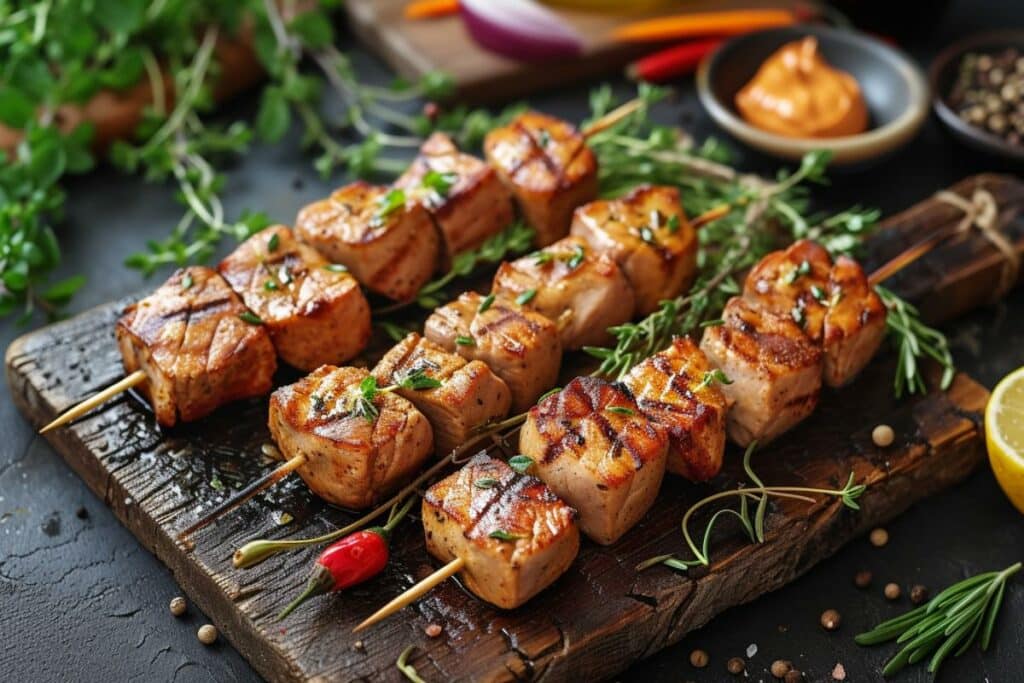 Mini brochettes apéro au magret de canard : recette facile