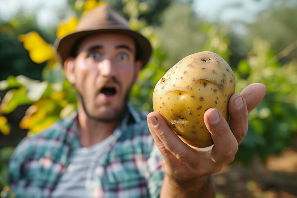 Achat Leclerc : il trouve l'insolite dans ses pommes de terre !