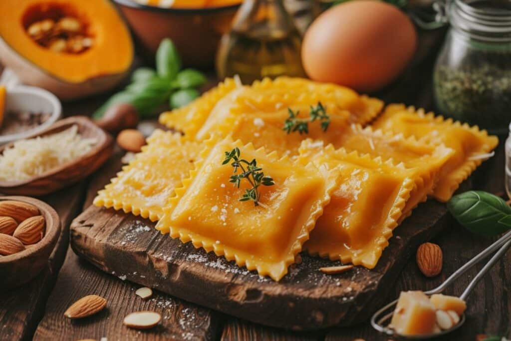 Recette raviolis maison courge-amande : tous les secrets !