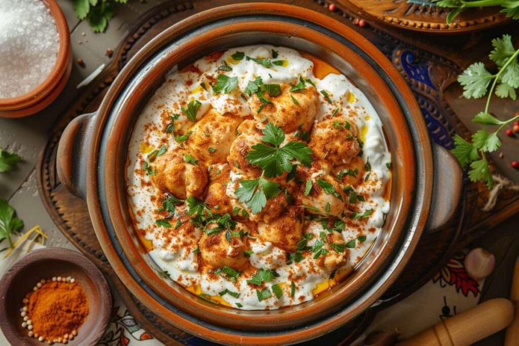 Poulet au yaourt et épices marocaines : recette pour éveiller les papilles