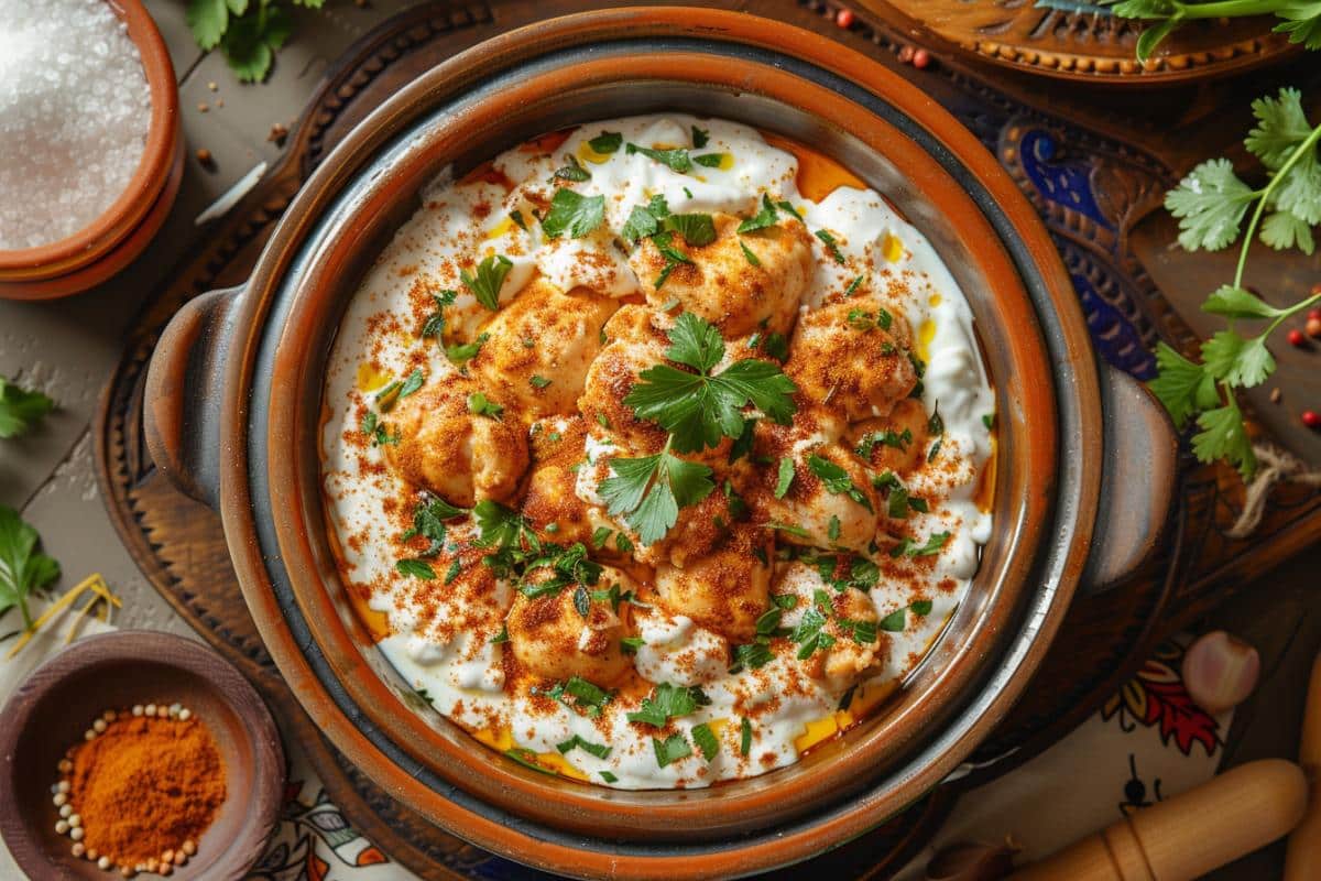 Poulet au yaourt et épices marocaines : recette pour éveiller les papilles