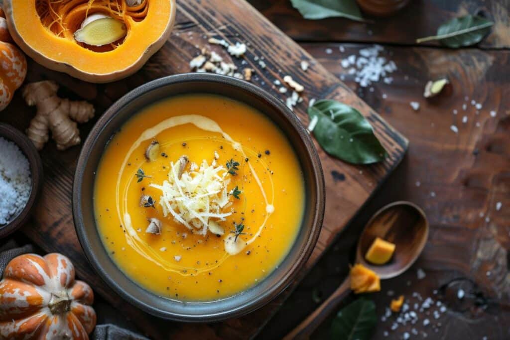 Velouté de courge musquée et gingembre : la recette parfaite pour l'automne