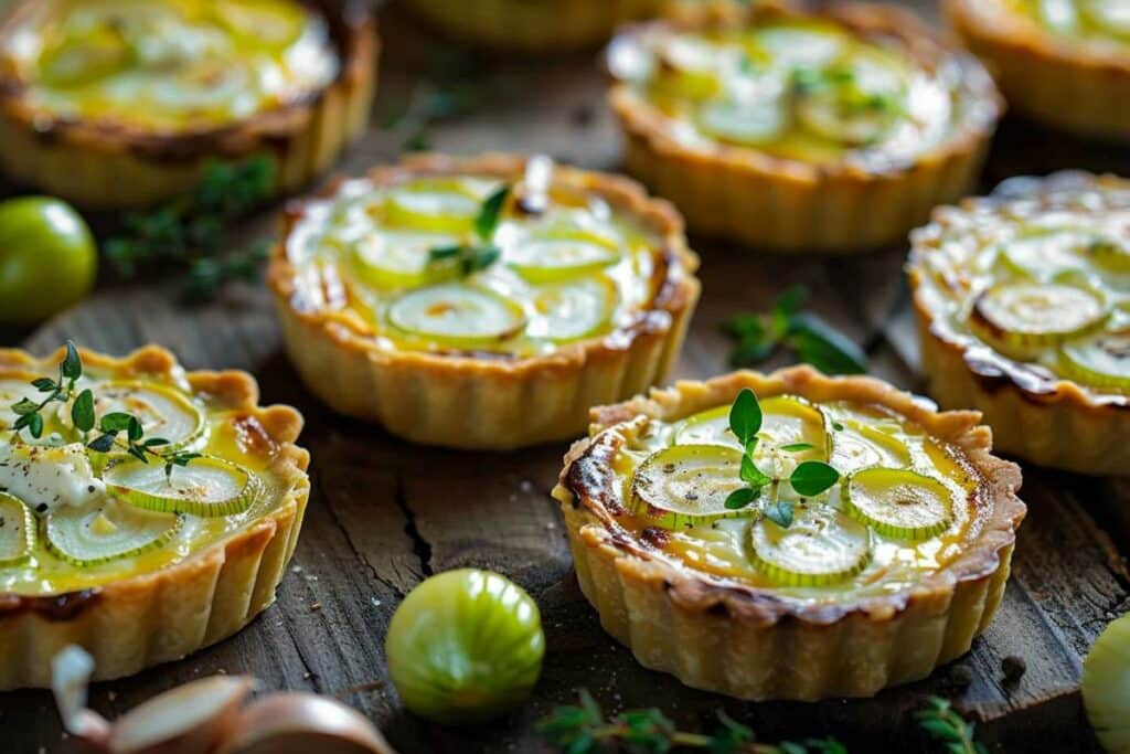 Recette tartelettes poireaux/fromage de chèvre : succès garanti auprès des invités