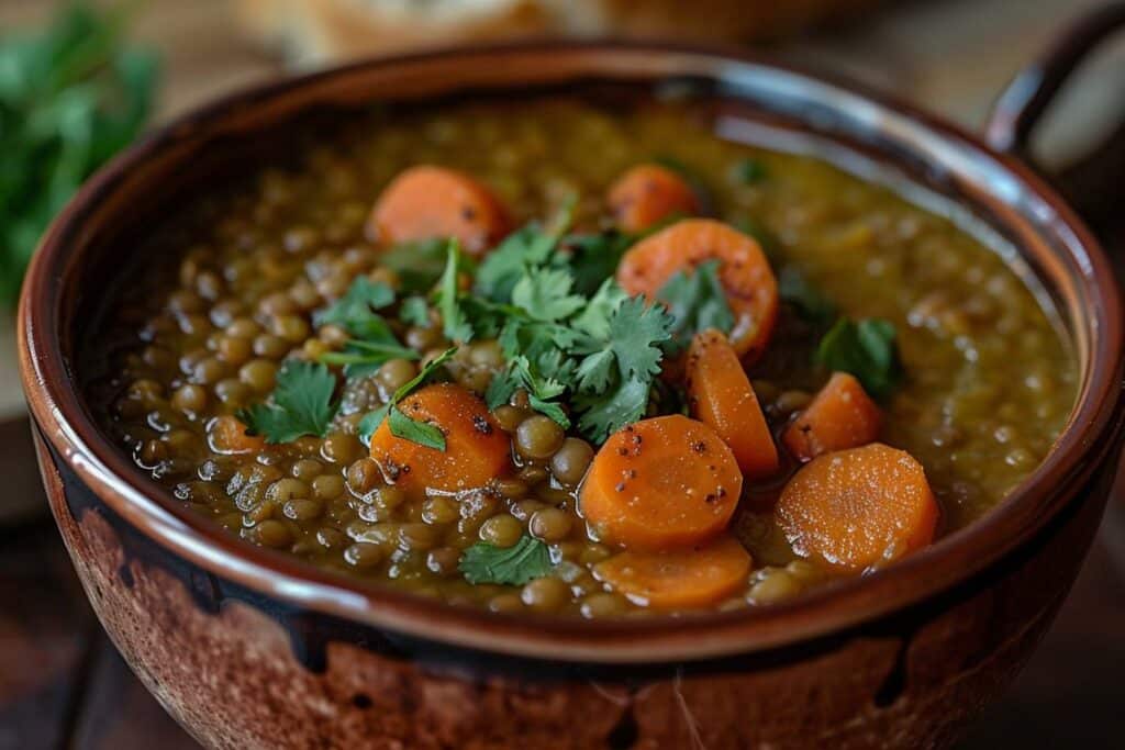 Soupe de lentilles, carottes et cumin : recette facile pour une santé boostée