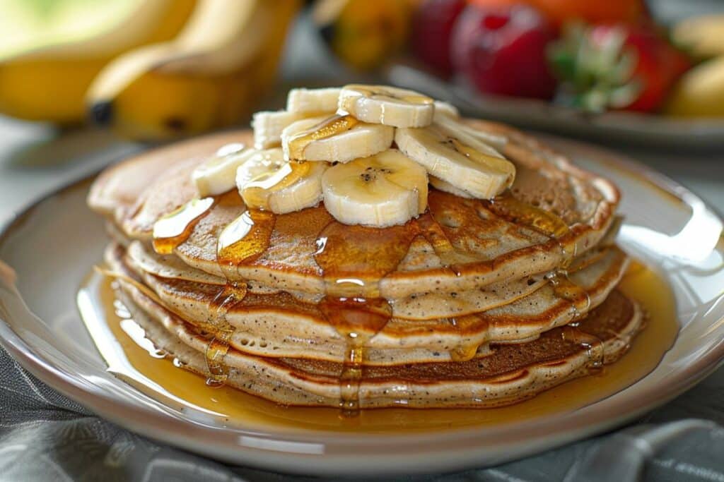 Recette facile de pancakes à la banane et sarrasin pour débutants