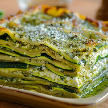 Lasagnes végétariennes courgette et ricotta : recette facile et gourmande