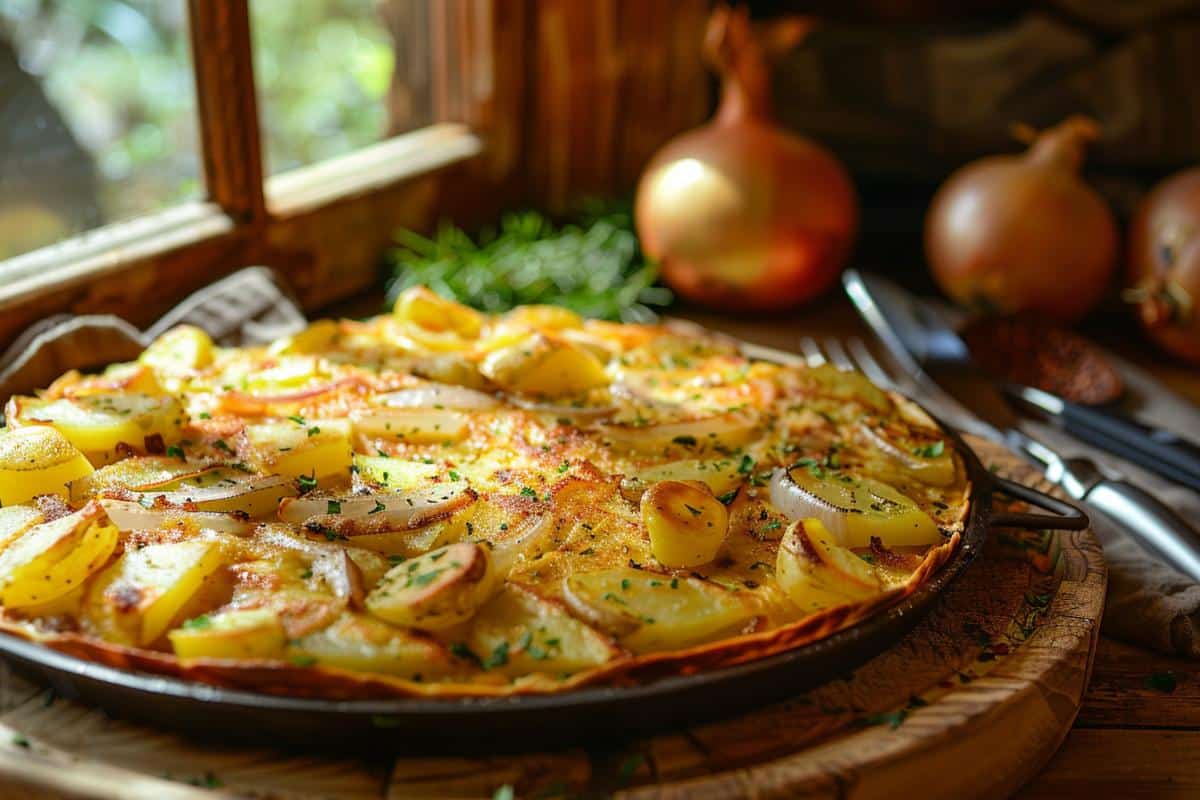 La tortilla de pomme de terre : recette économique pour un plat réconfortant