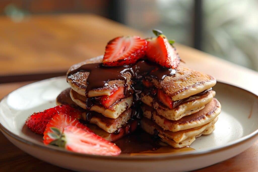 Pancakes fourrés au Nutella : recette gourmande pour toute la famille