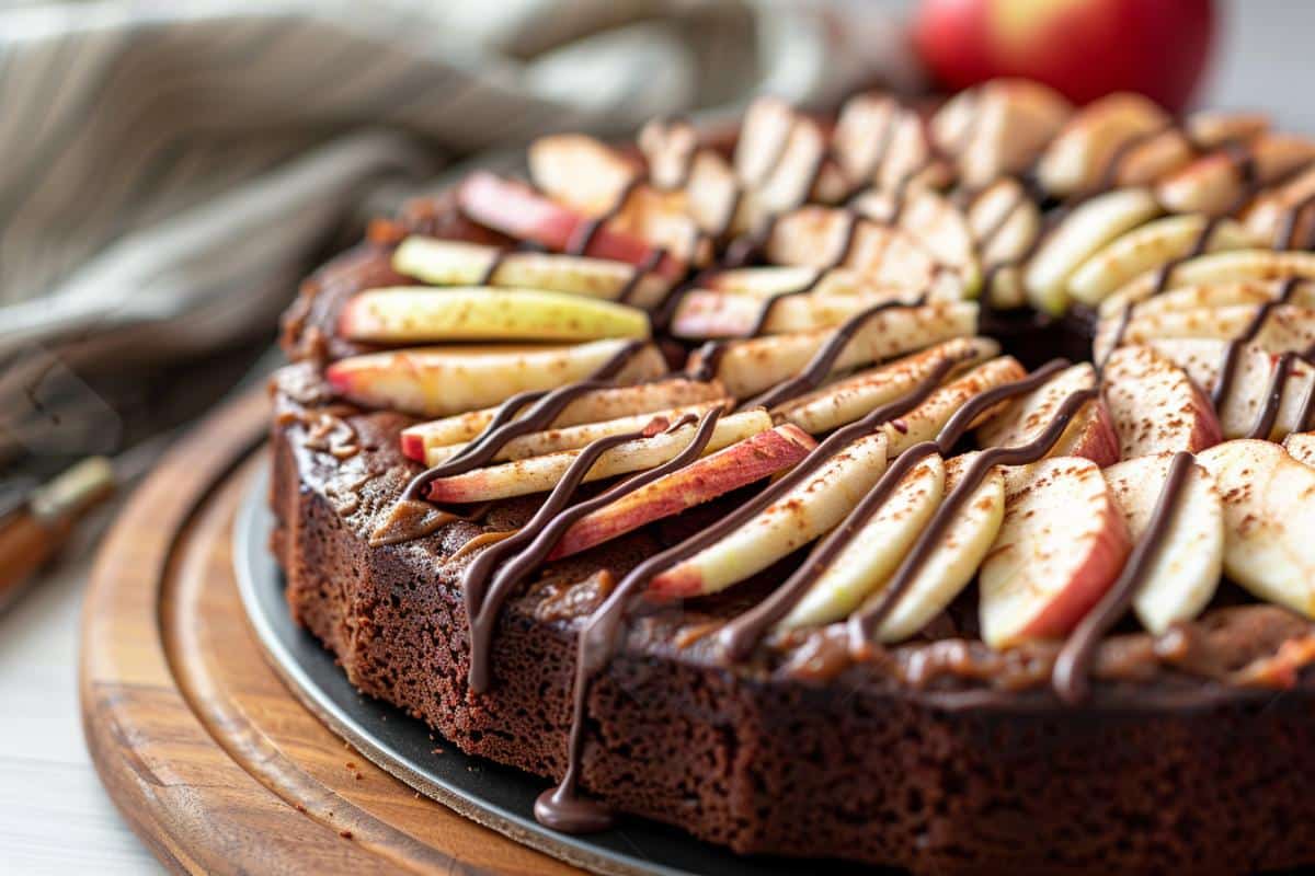 Recette facile et rapide pour un délicieux gâteau pomme chocolat
