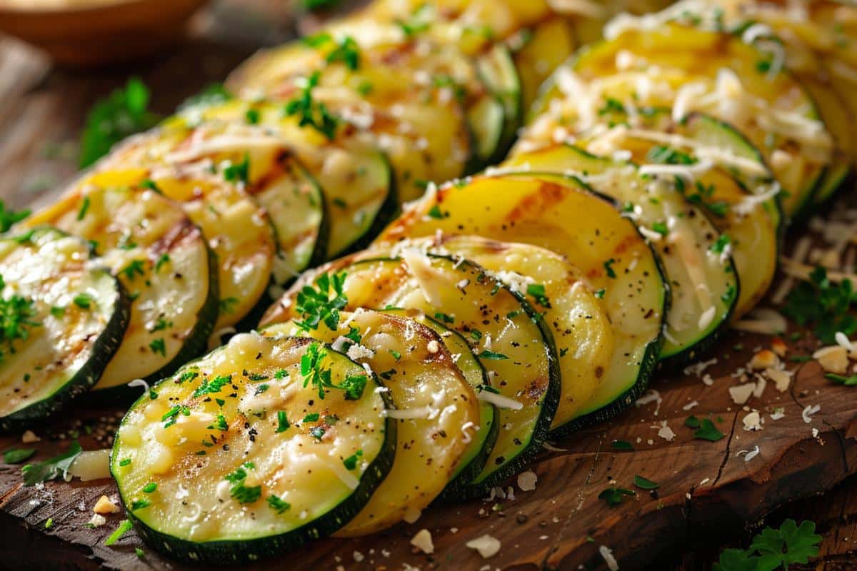 Recette facile et rapide : délicieuse courgette et pomme de terre au four