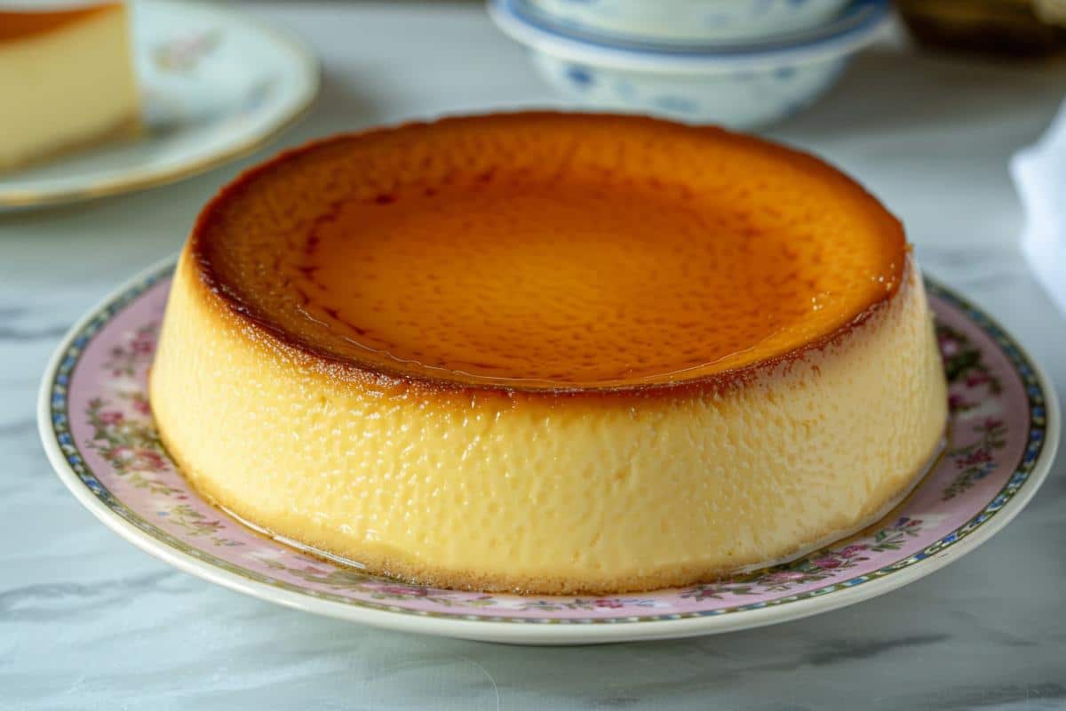 Recette facile de flan pâtissier sans pâte pour un dessert léger et savoureux