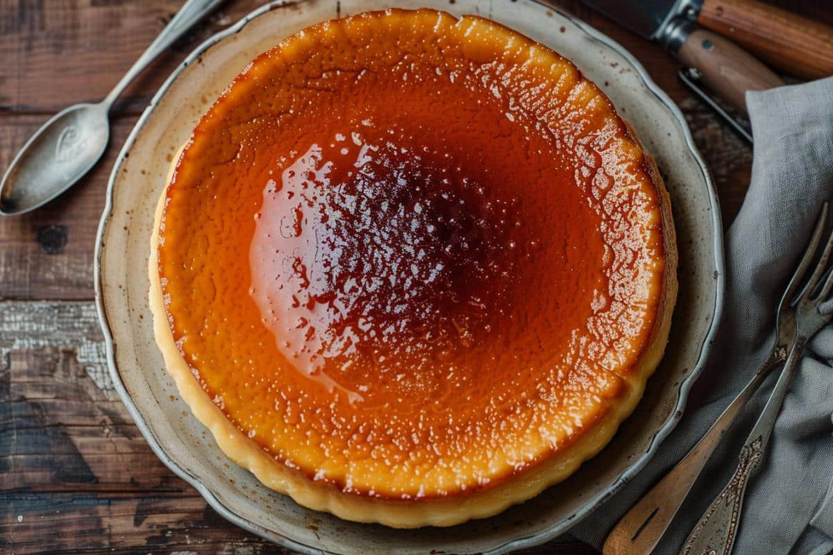 Recette facile de flan pâtissier sans pâte pour un dessert succulent
