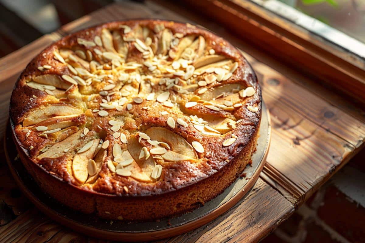Recette facile et rapide pour un délicieux gâteau pomme amande maison