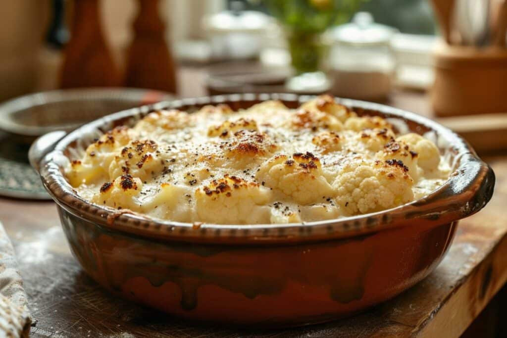 gratin choux fleur pomme de terre
