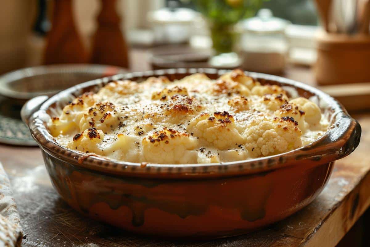 gratin choux fleur pomme de terre