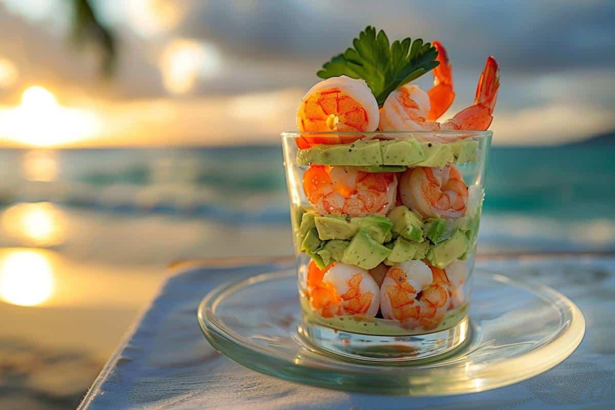 crevette avocat verrine