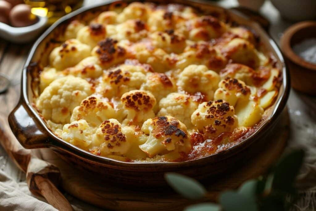 gratin chou fleur pomme de terre