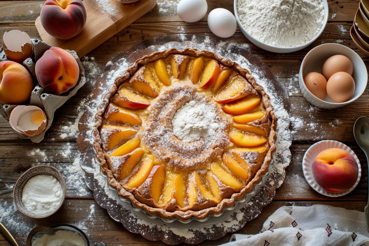 clafoutis aux peches