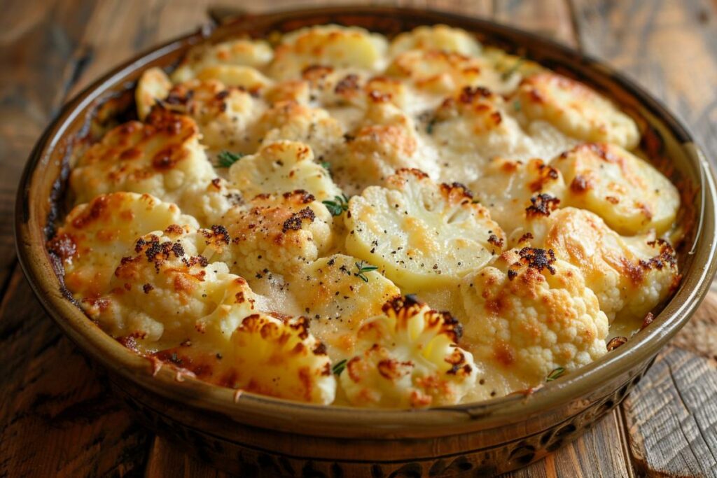 gratin chou-fleur pomme de terre