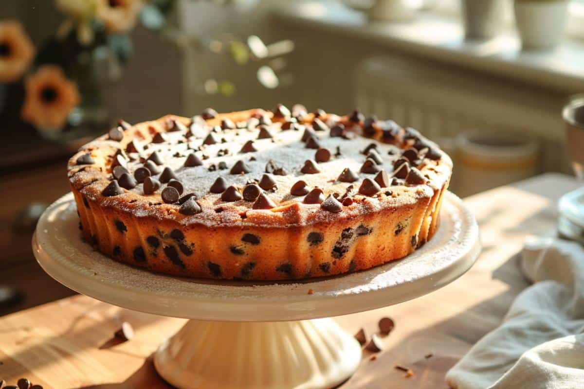gateau pepite de chocolat