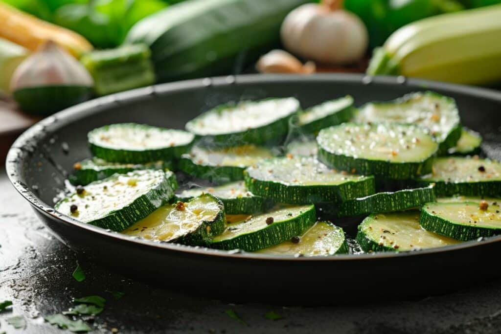 courgette poêle