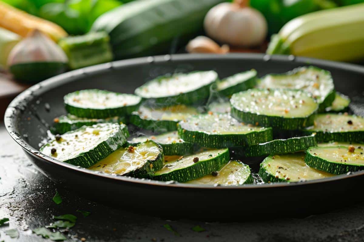 courgette poêle