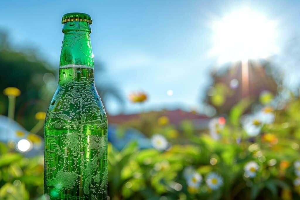 L'explosion de fraîcheur verte en verre : découvrez une boisson révolutionnaire !