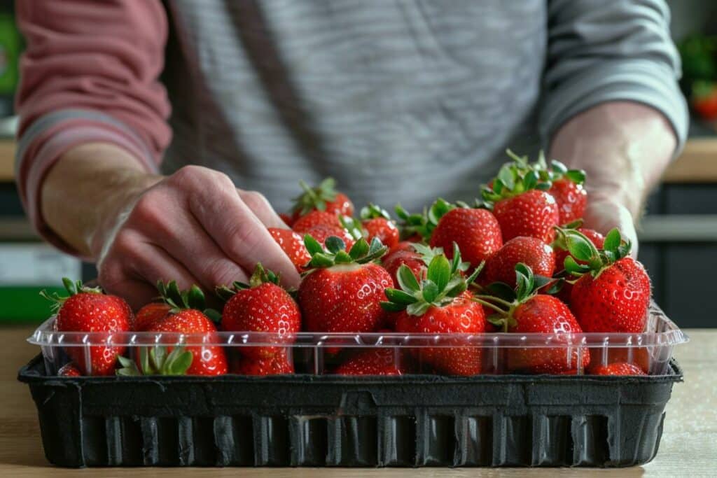 Achat chez Lidl : ouverture d'une barquette de fraises révèle un choc horrifiant