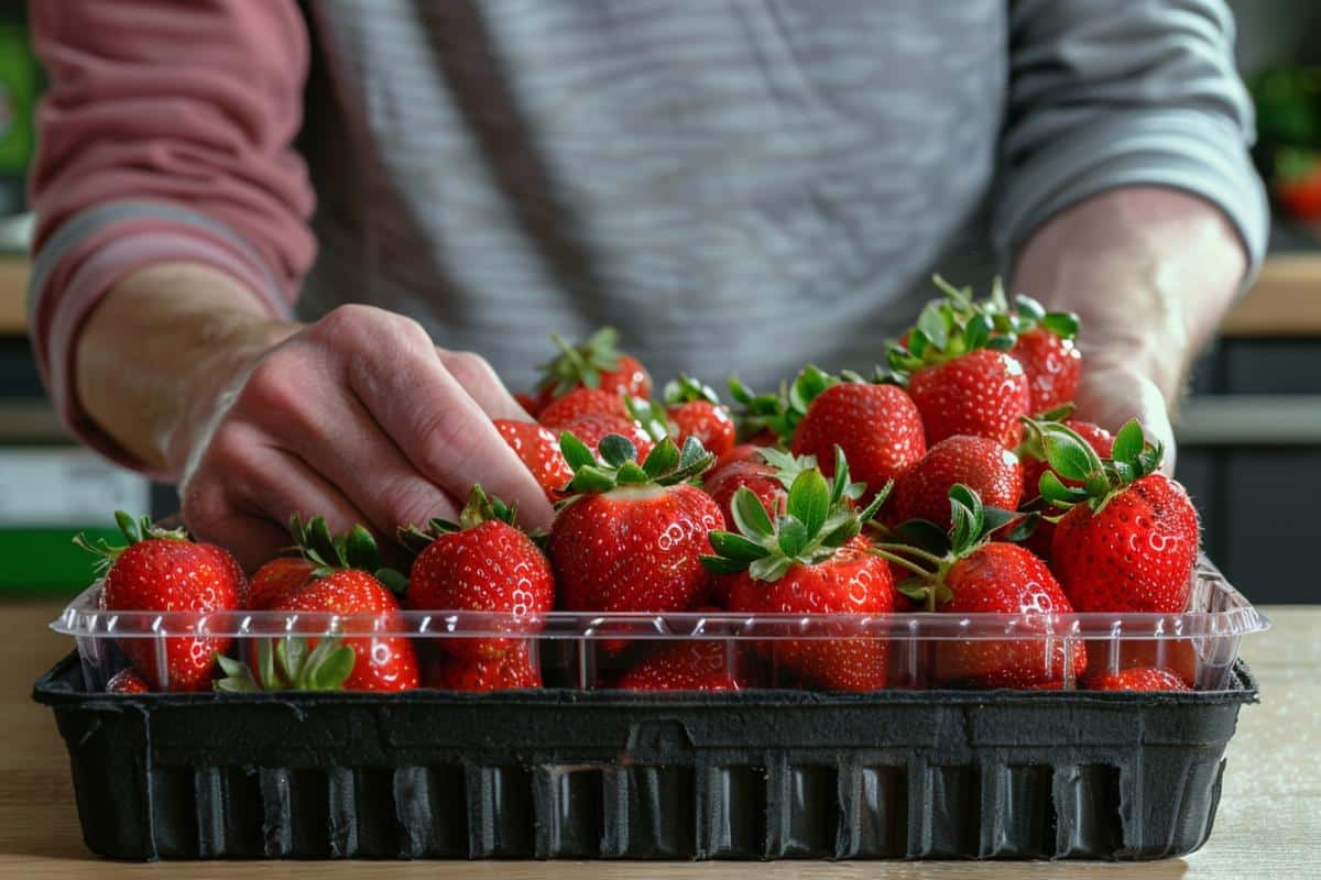 Achat chez Lidl : ouverture d'une barquette de fraises révèle un choc horrifiant