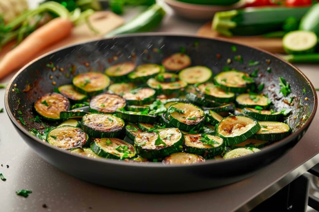 Recette facile et rapide : comment préparer des courgettes à la poêle ?