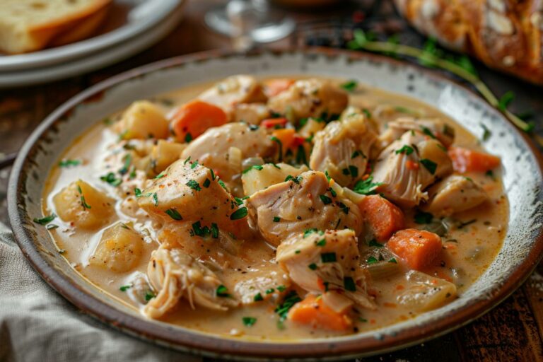 Blanquette de dinde : recette facile et savoureuse pour un repas réussi