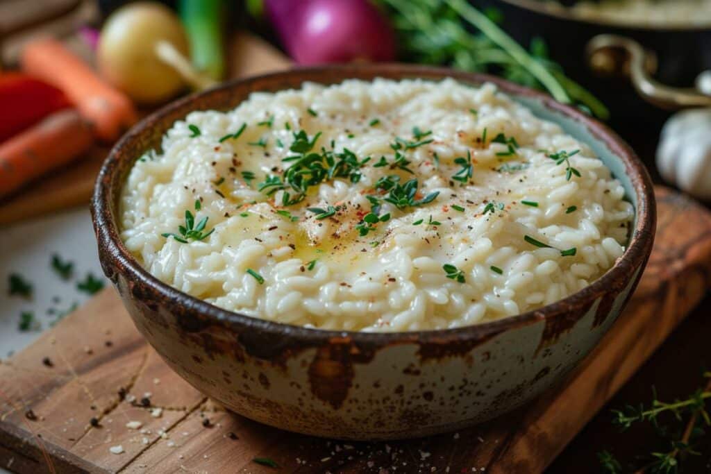 Le secret d'un risotto crémeux sans fromage : Astuces et recette infaillible