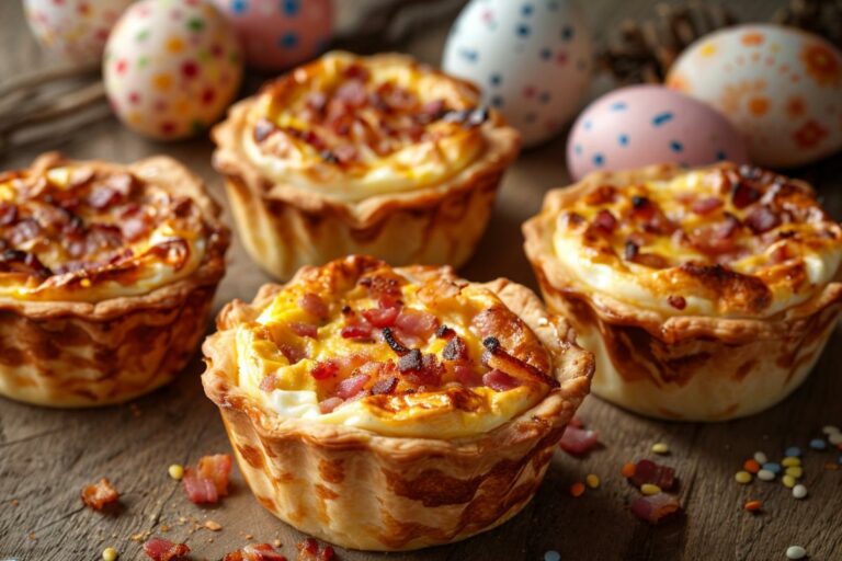 Recette amuse-bouche pour Pâques : délicieuses Mini Quiches Lorraine