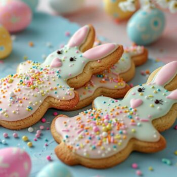 Recette de Pâques facile : biscuits sablés en forme de lapin pour enfants