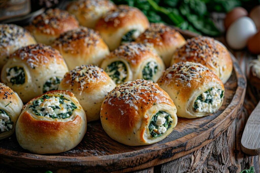 Recette Pâques : petits pains farcis à la ricotta et épinards - Amuse-bouche