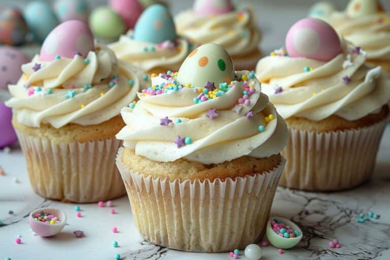 Recette Cupcakes de Pâques à la Vanille : Glaçage Pastel pour une Touche Festive