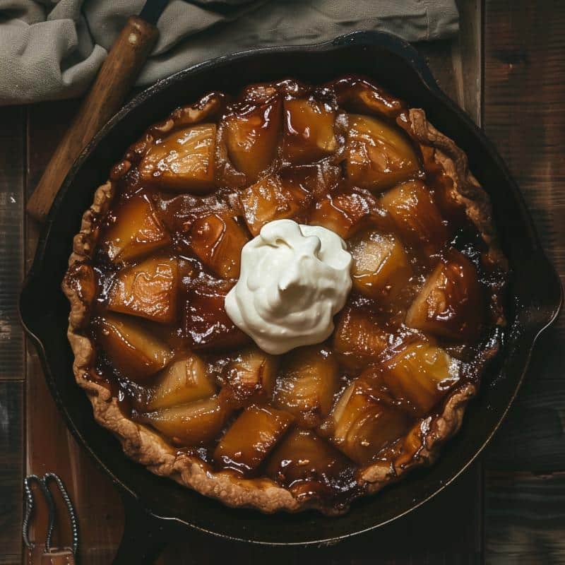 Recette exclusive : Tarte Tatin renversante à la mode grand-mère, un délice !