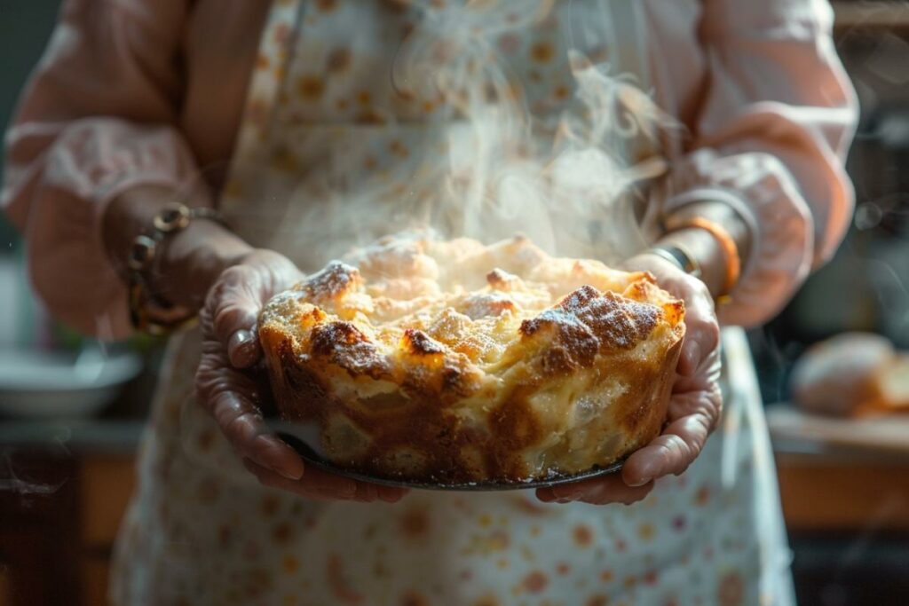 Recette de pudding au pain façon grand-mère pour un dessert réconfortant