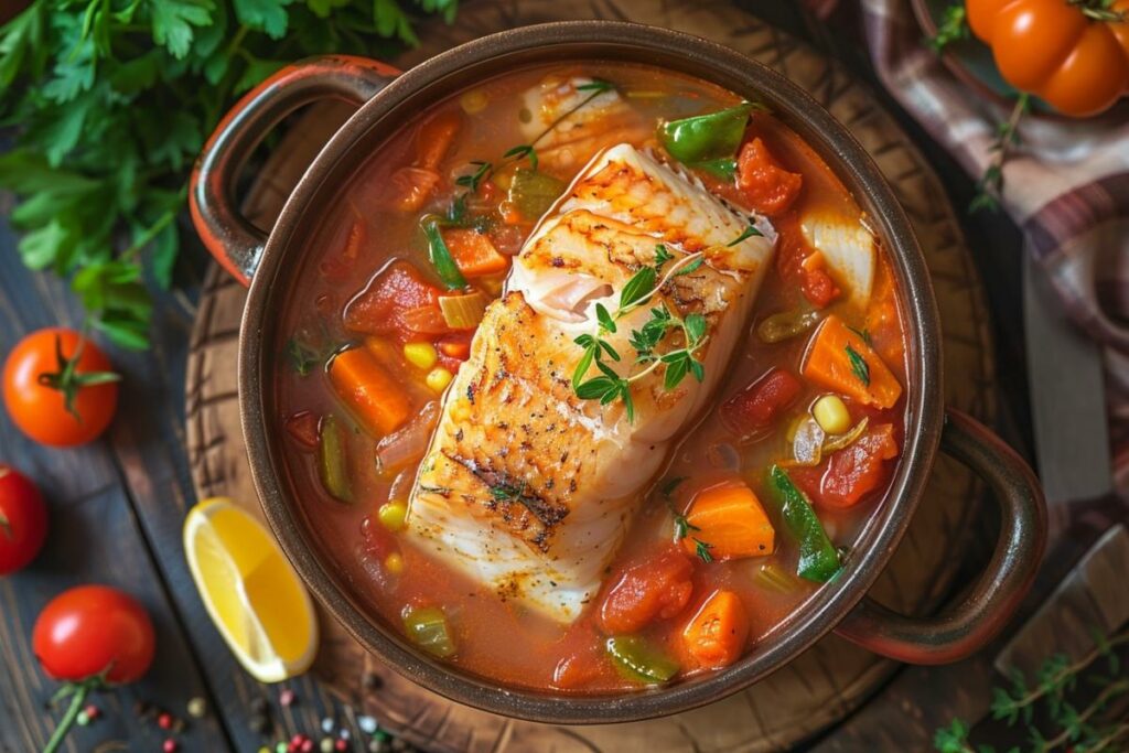 Apprendre la meilleure technique pour une soupe de poissons de roche parfaite