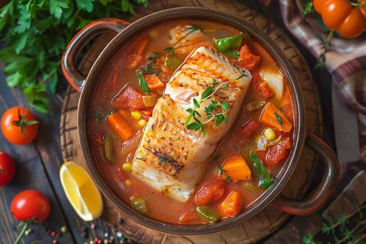 Apprendre la meilleure technique pour une soupe de poissons de roche parfaite