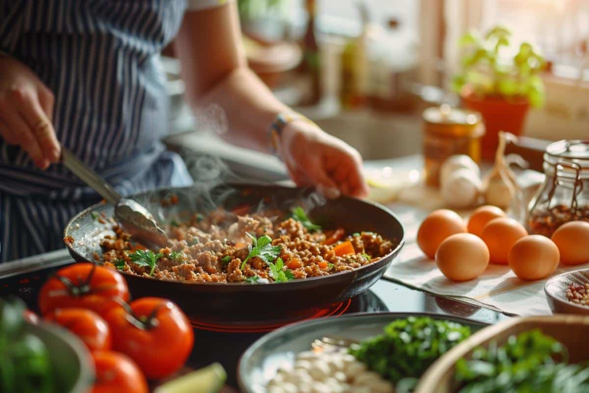Recette rapide : msemen à la viande hachée prêt en moins de 15 minutes