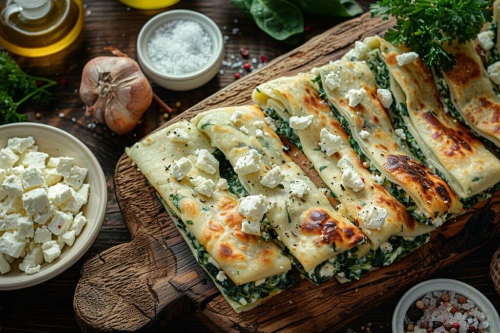 Recette facile de Borek feta & épinards par Laurent Mariotte