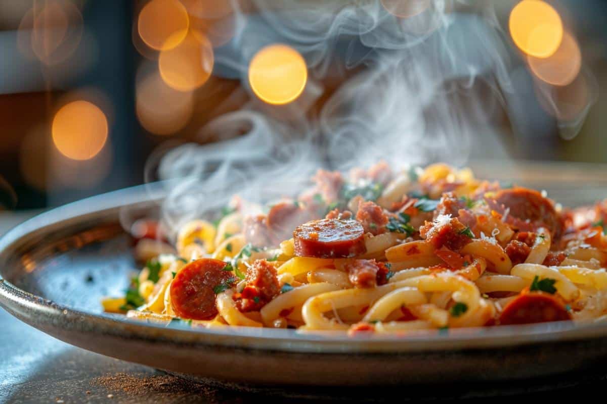 Pâtes au chorizo recette simple et rapide - Découvrez comment les préparer !