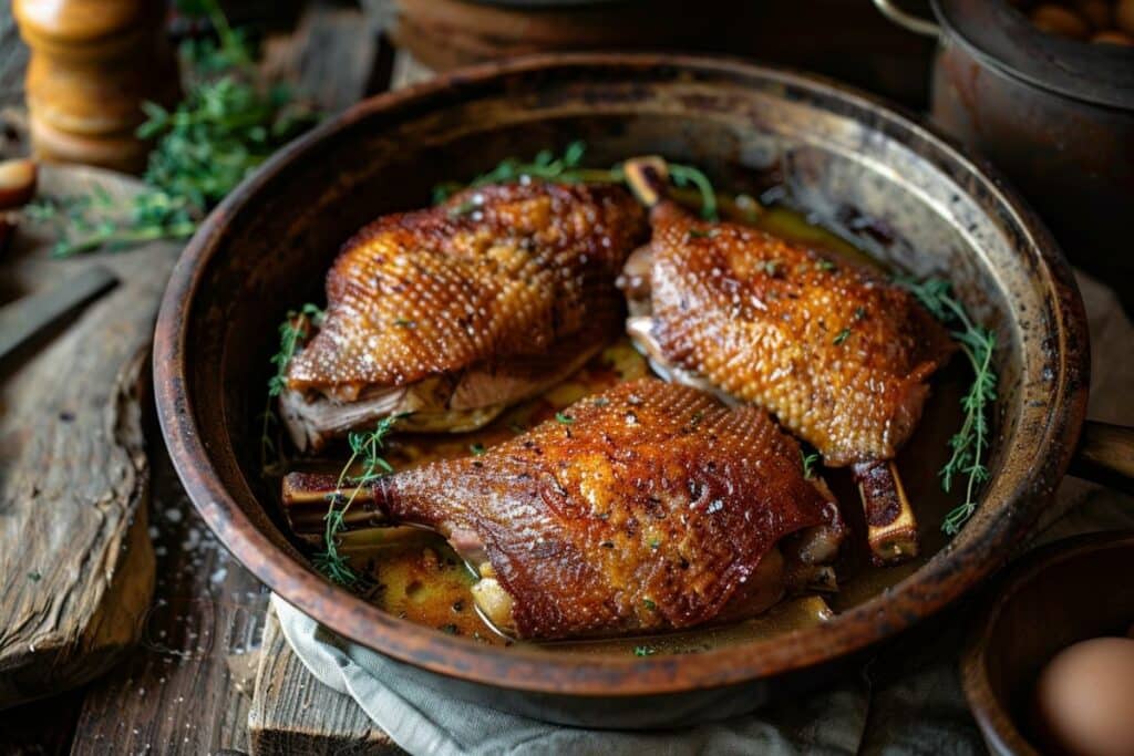 Confit de canard : découvrir cette tradition culinaire de grand-mère.