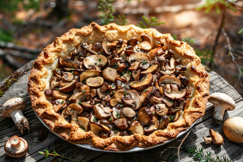 Tarte aux champignons sauvages : recette de la forêt gourmande et conseils