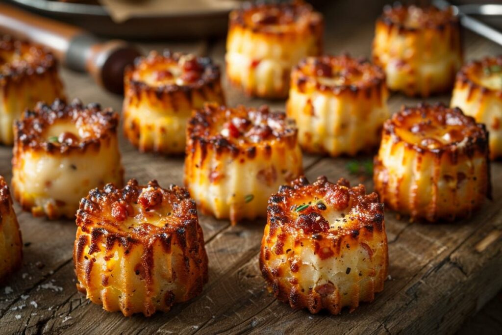 Mini cannelés chorizo-brebis : recette exquise pour papilles enchantées