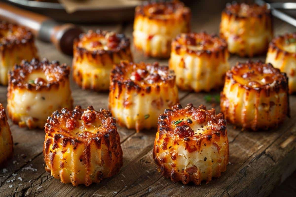 Mini cannelés chorizo-brebis : recette exquise pour papilles enchantées